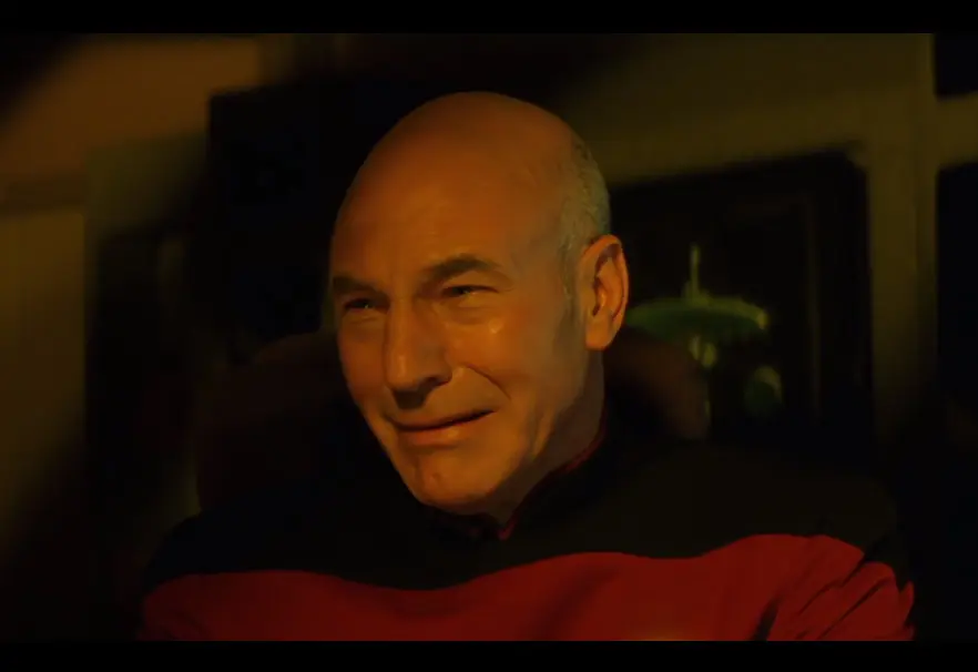 一向隐忍的皮卡德舰长，在顾问面前老泪纵横