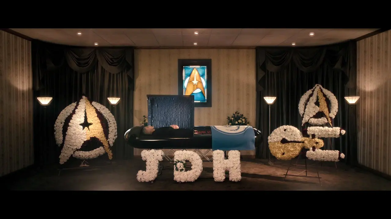 电影《头号玩家》，哈利迪的“星际迷航”主题葬礼